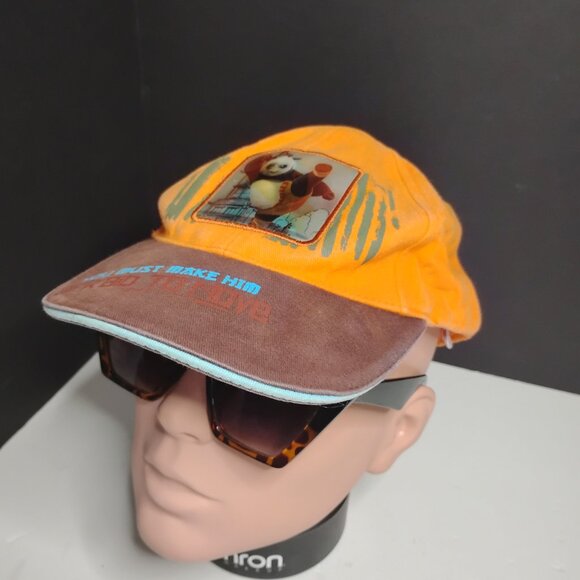 Kung Fu Panda Orange Cap Hat For Kids - Picture 3 of 11